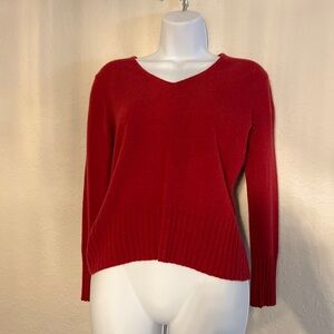 Red Cashmere Sweater